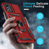 Janmitta Compatible with Moto G Play 2024 Case Built in Slide Camera Lens Cover+Screen Protector+Ring Holder,Heavy Duty Shockproof Full Body Prote...