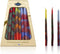 Majestic Giftware Multicolor Hanukkah Candles - CP20 | 45 Dripless Handcrafted Chanukah Candles for All 8 Nights of Hanukkah | Manufactured by Saf...