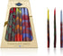 Majestic Giftware Multicolor Hanukkah Candles - CP20 | 45 Dripless Handcrafted Chanukah Candles for All 8 Nights of Hanukkah | Manufactured by Saf...