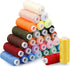 CiaraQ Sewing Threads Kits, 30 Colors Polyester 250 Yards Per Spools for Hand Sewing & Embroidery...