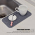 Silicone Dish Drying Mat, Non-Slip Easy Clean Sink Mat Large Heat-resistant Dish Drainer Mat for Kitchen Counter, Sink, Refrigerator or Drawer lin...
