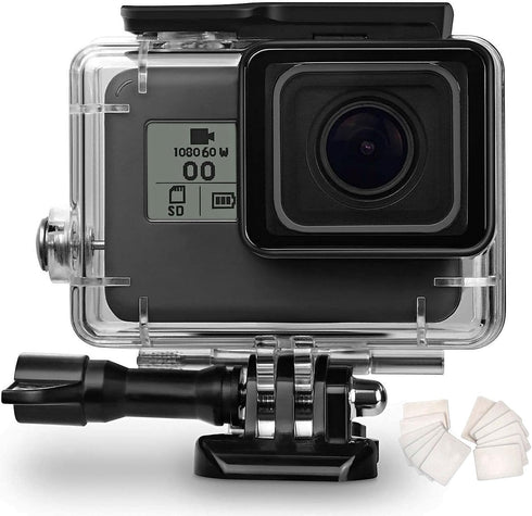 60M/196FT Waterproof Housing Case for Go Pro Hero 7/6/5 Black(2018), Waterproof Case Diving Protective Housing Shell with Touchable Cover for Go P...