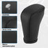 X AUTOHAUX Black Car Interior Faux Leather Gear Shifter Shift Knob Cover Transmission Shift Boot Lever for Honda Accord 2018-2022 Black Stitches...