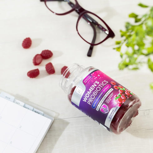 Women's Probiotic - Probiotics for Women Gummy for Digestive Health, Vaginal pH, Urinary & Immune Health Support, 3 Billion CFU w/Cranberry, Probi...