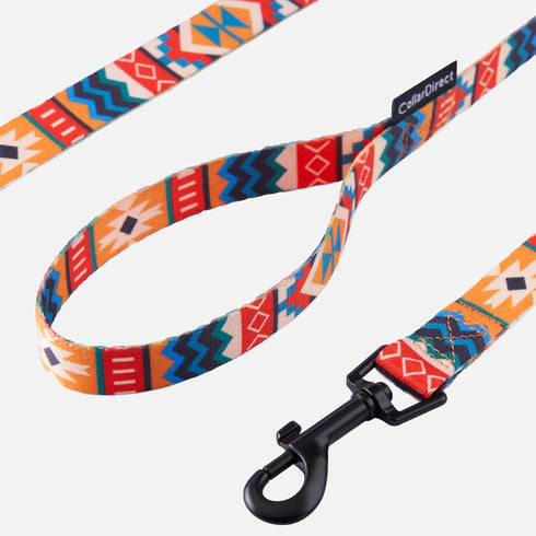 CollarDirect Nylon Dog Leash 5ft Tribal Pattern Durable Walking Pet Leashes for Dogs Small Medium Large Puppy (Pattern 3, L, New)...