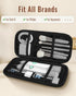 Slohif 2in1 Electric Toothbrush Travel Bag Soft Case - Fits for Oral-B Pro/Philips Sonicare/iO Series Toothbrushes Cover Tooth Brush Protective St...