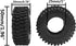 4Pcs ShareGoo 1.0" RC Crawler Tires Micro Rubber Tires Width 20mm Compatible with Axial 1/24 SCX24 Gladiator Bronco C10 JLU Deadbolt B17 RC Crawle...