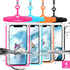 Universal Waterproof Phone Pouch, 4 Pack Waterproof Phone Case with Lanyard Protector for iPhone 16 15 14 13 12 Pro Max XS Plus Samsung Galaxy Not...