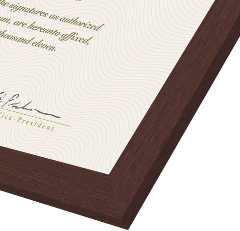 Americanflat 8.5x11 Diploma Frame with Shatter-Resistant Glass - Document Frames with Engineered Wood - Legacy Collection - Certificate Frame for ...