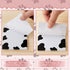 6 Packs Cute Cow Print Notes 3.2 x 3.2 Inches Post Sticky Notes Self Sticky Note Pads Cow Print Self Adhesive Paper Memo Pads for Reminders Studyi...