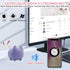 2PCS Cute Bluetooth Speaker, Mini Cat Portable Wireless Speakers with Stereo Sound, Built-in Mic, Dual Pairing,40H Playtime for Room, Desk Decor, ...
