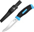 Mossy Oak Fishing Knife & Bait Knife, 4" Fish Fillet Knife with Protective Sheath, Razor Sharp 5Cr15MoV Stainless Steel Blade, Ergonomic Non-Slip ...
