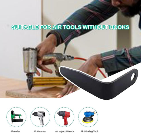 Pneumatic Tool Rafter Hook"L" Shaped For Senco PC0630 Hook Belt Nail Guns with 3/8" NPT Air Fitting (Aluminum)...