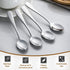 Hiware 6-Piece Demitasse Espresso Spoons, 4 Inches Stainless Steel Mini Coffee Spoons...