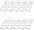 T Tulead White Picture Frame Easel Back 4.64-Inch Plastic Frame Easel Back Stand Photo Frame Back Stand 10PCS for Picture Photo Frame...