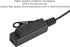 M1 Surveillance Headset with PTT Mic FBI Security Acoustic Tube Earpiece for Motorola Mag One BPR40 CLS1110 CLS1410 CP185 CP200 CP200D DLR1020 DLR...
