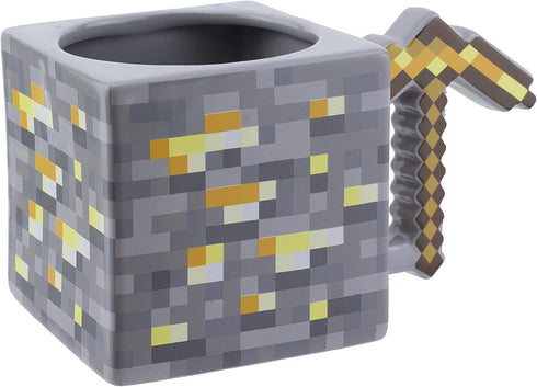 Paladone PP8776MCF Gold Pickaxe Coffee Mug | Officially Licensed Gaming Merchandise, Multicolored...