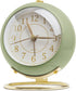 SHISEDECO Small Tableclocks Classic Non-Ticking Tabletop Alarm Clock with Backlight, Battery Operated Astronaut Deskclock with HD Glass for Living...