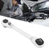 Tomotato 1/4-Inch Mini Double Headed Ratchet Wrench, 72 Tooth Drive Socket and Screwdriver Bit, Quick Release Ratchet Wrench Spanner for Socket, T...