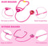 Liberry Doctor Kit for Toddlers 3-5 Years Old, 18-Piece Doctor Bag Pretend Play Toys, Durable Medical Kit with Toy Stethoscope, Pink Doctor Gift f...