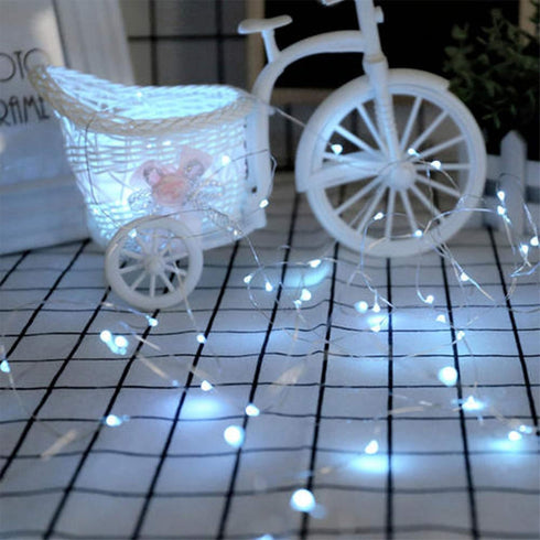 YJFWAL 24 Packs Fairy Lights Battery Operated(Batteries Included),10.2FT 30LEDs Copper Wire Firefly Lights,Mini Starry String Lights for Mason Jar...