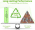 Ni-MH AA Rechargeable Batteries AA 1.2V 1200mAh Nimh Rechargeable Batteries for Solar Lights, Recharge up to 1000 Times (12 Count (Pack of 1))...
