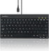 Perixx PERIBOARD-426 Wired Mini Low Profile Keyboard (Wired USB), US English Layout (11665)...