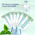 EZGO 100pcs Deep Cleaning Teeth Wipes Finger Brush Teeth Wipes Oral Brush Ups Latex Free Mint Flavor...