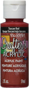 DecoArt DCA126-3 Crafter's Acrylic Paint, 2-Ounce, Tuscan Red...
