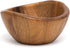 Lipper International Acacia Wave Serving Bowl for Fruits or Salads, Small, 6" Diameter x 3" Height, Single Bowl,20 fluif ounces...