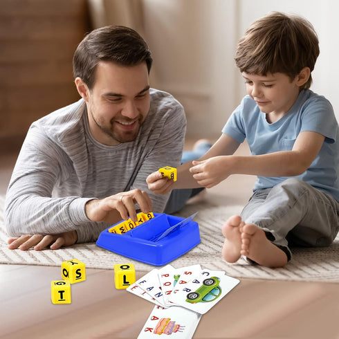 Matching Letter Game, Alphabet Spelling & Reading Words, Objects & Color Recognition, Early Learning Educational Toy for Preschool & Kindergarten ...