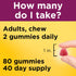 Nature Made Womens Multivitamin with Omega-3, Multivitamin for Women for Daily Nutritional Support, 80 Gummies, 40 Day Supply...