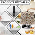 Kitchen Stand Mixer Cover Dust Cover, for 4.5-5 Qt Stand Mixer Kitchen Appliance Cover, with Top Handle and Accessories Pockets Ideal Gift for Wom...