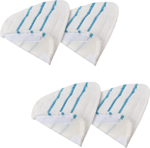 True & Tidy, Extra Thick Mop Pad Pack Refill for STM-500, STM-700, and STM-700A Steam Mops, Fits Other Steam Mops, Machine Washable up to 100x, 12...