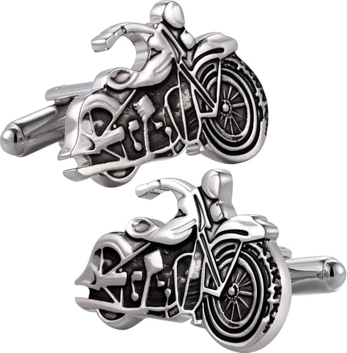 HAWSON Unique Motorcycle Cufflinks for Man Shirt with Gift Box....