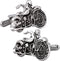 HAWSON Unique Motorcycle Cufflinks for Man Shirt with Gift Box....
