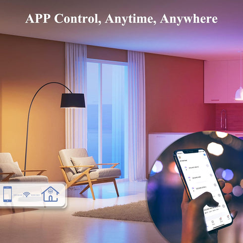 DiCUNO Smart Edison Bulb ST64, Color Changing WiFi Smart Light Bulb, Vinatge ST21 Filament Bulb Work with Alexa & Google, Dimmable with App, 50 Wa...