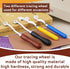 4PCS Tracing Wheel,Professional Stitch Marking Spacer?Wood and Stainless Steel Pounce Wheel,for Sewing Patterns with Wooden Handle and Plastic Han...