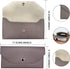 Cash Wallets for Women, Reusable Envelopes for Cash Leather Cash Envelope Wallet Men and Women Cash Wallet Envelope for Budgeting Cash Check Billi...