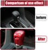 1 PC Car Gear Shift Knob Cover, ABS Arc Automatic Transmission Lever Cap Replacements, Automotive Decorative Accessories Compatible with 10th Civi...