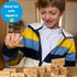 Math Domino Game for 1st & 2nd Grade | Wooden Algebra Dominoes Plus/Minus | Educational Learning Toy for Kids 6+ | Classroom, Homeschool & Teachin...