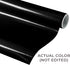 VViViD Black Gloss DECO65 Permanent Adhesive Craft Vinyl for Cricut, Silhouette & Cameo (11.8" x 7ft)...