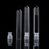 Hicarer 50 Pieces Clear Plastic Test Tubes 12 by 75 mm with Push Caps, 5 ml...