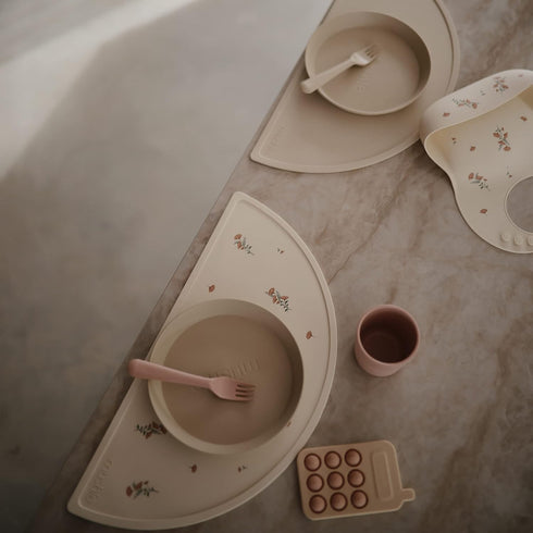 mushie Silicone Placemat for Kids | BPA-Free Non-Slip Design (Shifting Sand)...