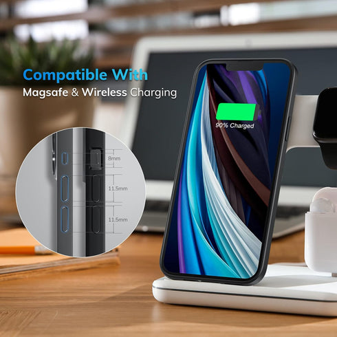 ORIbox for iPhone 11 Case Black, Shockproof Designed Case,Full Body Protective Cover 6.1", Platinum Ultra-Thin Non-Slip, Lightweight...