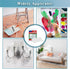 Plastic Drop Cloth, Plastic Sheeting 13x13 Feet Plastic Drop Cloths for Painting Waterproof Dustproof Paint Plastic Covering Furniture Cover Floor...