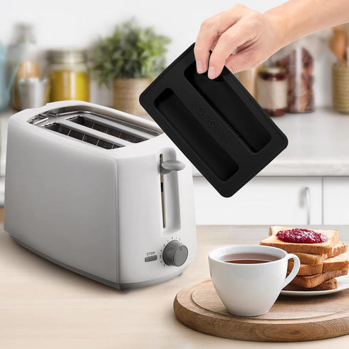 Toaster Cover 2 Slice, 2 Pack Toaster Covers, 6.22x4.09in Silicone Toaster Lid Bread Washable Machine Cover Toaster Oven Cover Kitchen Appliance C...
