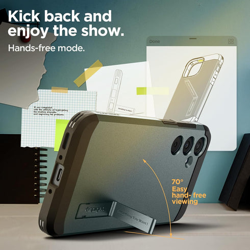 Spigen Tough Armor Designed for Galaxy A35 5G Case (2024) - Abyss Green...