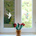 48 Pieces Birds Static Window Clings Anti Collision Window Decals for Bird Strikes, Glass Door Window Stickers, Stop Birds Flying into Windows, Hu...