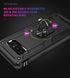 Androgate for Samsung Galaxy Note 8 Case with 3D PET Screen Protectors, Military-Grade Metal Ring Holder Kickstand 15ft Drop Tested Shockproof Cov...